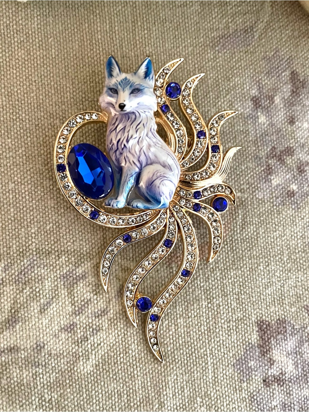 Fox Brooch